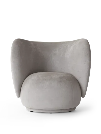 Ferm Living Rico Lounge Chair In Gray