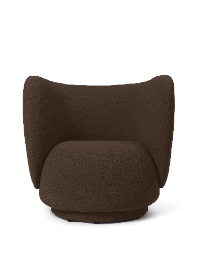 Ferm Living Rico Lounge Chair In Brown