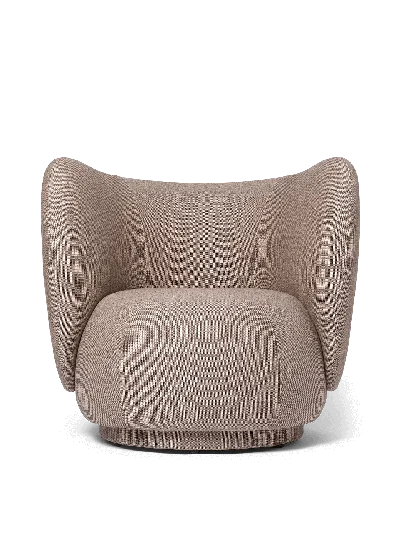 Ferm Living Rico Lounge Chair In Brown