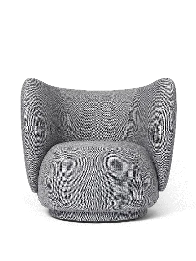 Ferm Living Rico Lounge Chair In Gray