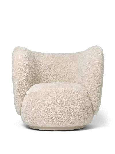Ferm Living Rico Lounge Chair In Neutral