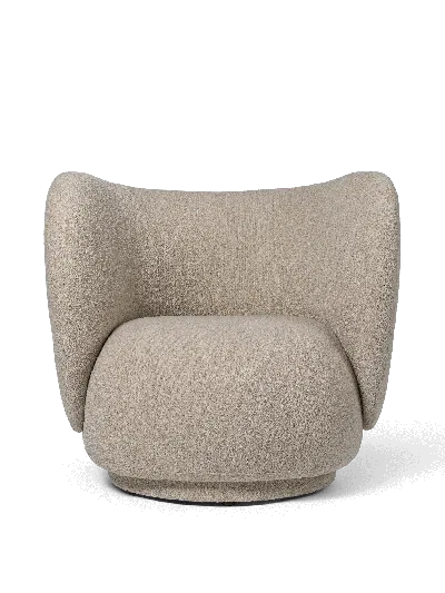 Ferm Living Rico Lounge Chair In Neutral