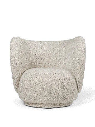 Ferm Living Rico Lounge Chair In Gray