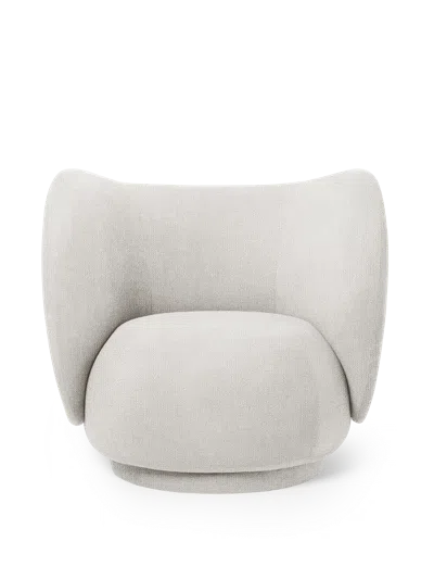 Ferm Living Rico Lounge Chair In Gray