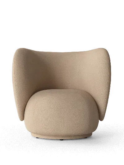 Ferm Living Rico Lounge Chair In Neutral