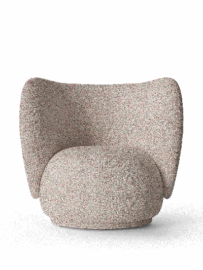 Ferm Living Rico Lounge Chair In Neutral