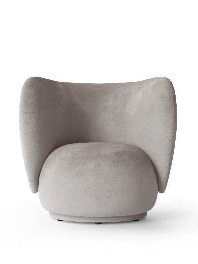 Ferm Living Rico Lounge Chair In White