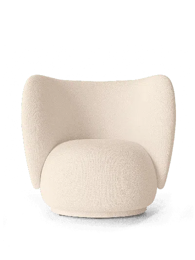 Ferm Living Rico Lounge Chair In Neutral