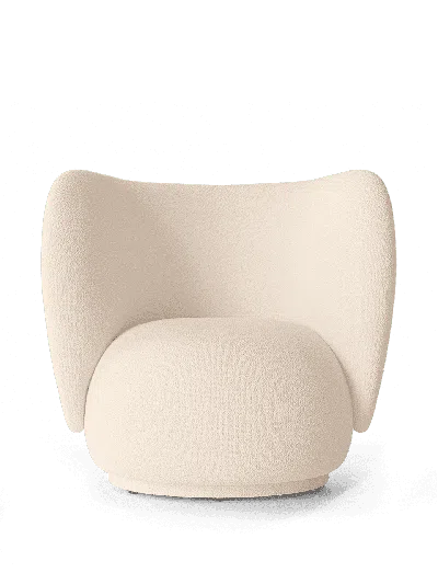 Ferm Living Rico Lounge Chair In Neutral