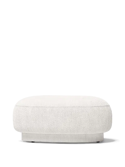 Ferm Living Rico Lounger Pouf In White