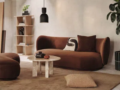 Ferm Living Rico Lounger Sofa In Brown