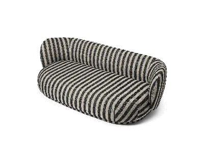 Ferm Living Rico Lounger Sofa In Black