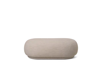 Ferm Living Rico Ottoman In White