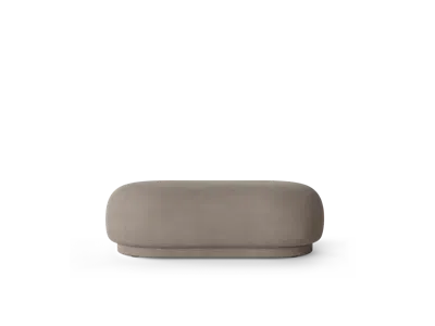 Ferm Living Rico Ottoman In Brown