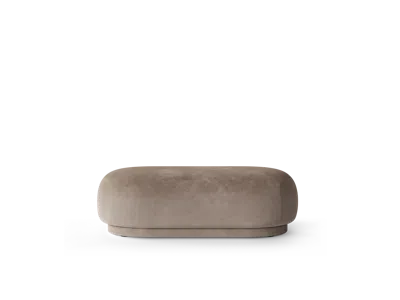 Ferm Living Rico Ottoman In Brown