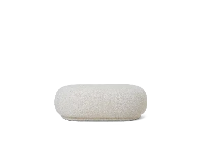 Ferm Living Rico Ottoman In White