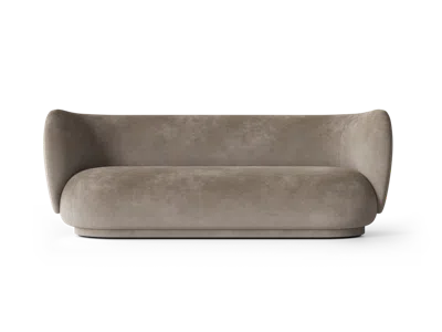 Ferm Living Rico Sofa 3 In Brown