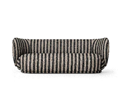 Ferm Living Rico Sofa 3 In Black