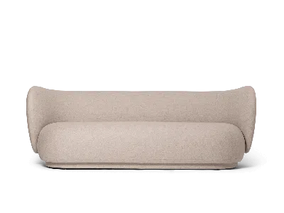 Ferm Living Rico Sofa 3 In Neutral