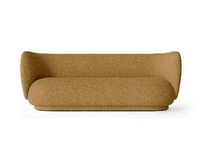Ferm Living Rico Sofa 3 In Brown