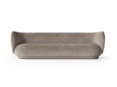 Ferm Living Rico Sofa 4 In Brown