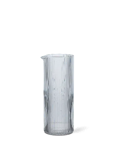 Ferm Living Ripple Milk Jug In Gray