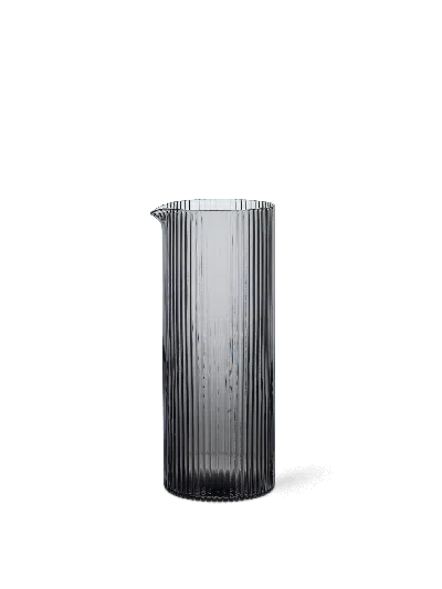 Ferm Living Ripple Milk Jug In Gray