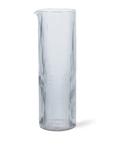 Ferm Living Ripple Water Jug In Transparent