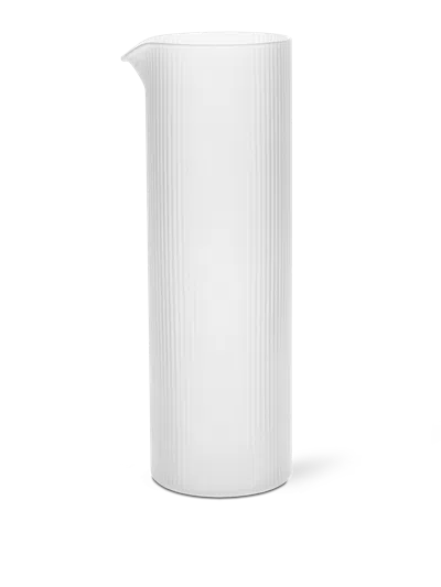 Ferm Living Ripple Water Jug In White