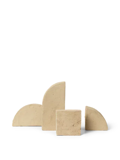 Ferm Living Shape Sculpture Set In Neutral