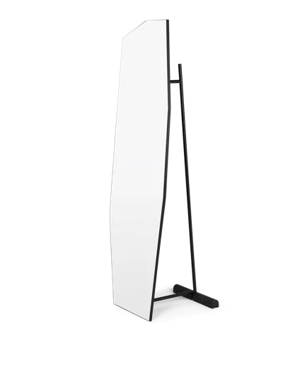 Ferm Living Shard Free Standing Mirror In Black