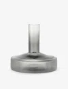 Ferm Living Ripple Wine Carafe In Smoked Grey