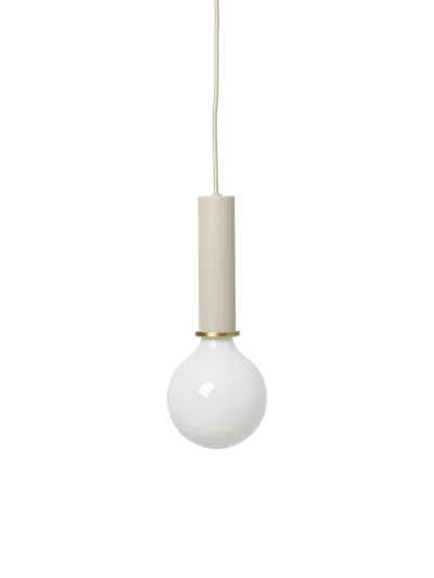 Ferm Living Socket Pendant High In White
