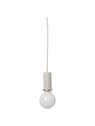 Ferm Living Socket Pendant Low In Neutral