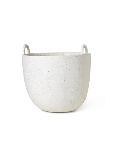 Ferm Living Speckle Pot In White