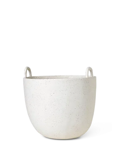 Ferm Living Speckle Pot In White