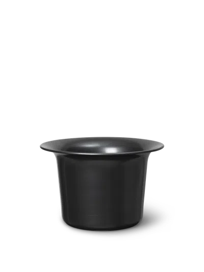 Ferm Living Spun Alu Basket In Black