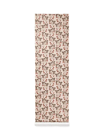 Ferm Living Strawberry Field Wallpaper In Neutral