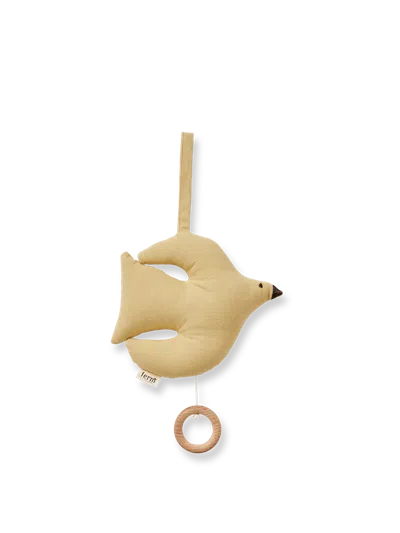 Ferm Living Swif Bird Music Mobile In Brown