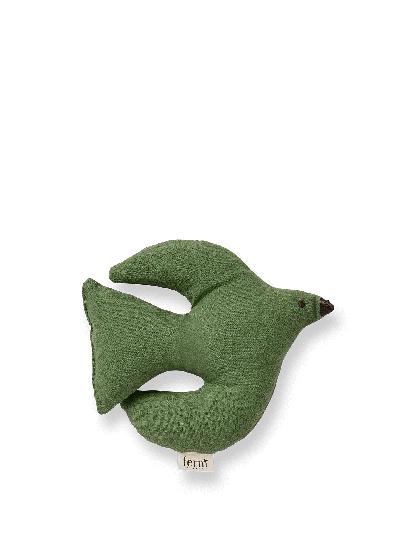 Ferm Living Swif Bird Soft Toy In Green