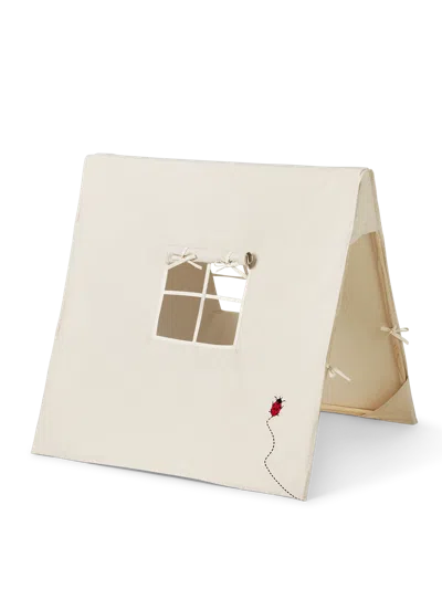 Ferm Living Tent With Ladybird Embroidery In White