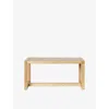 Ferm Living Ttle Architect Wood And Ash-veneer Bench 62cm