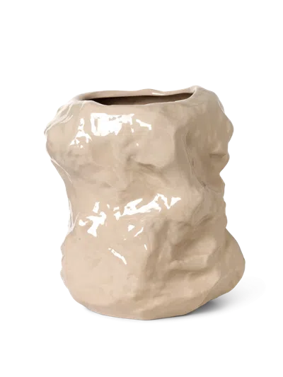 Ferm Living Tuck Vase In Neutral