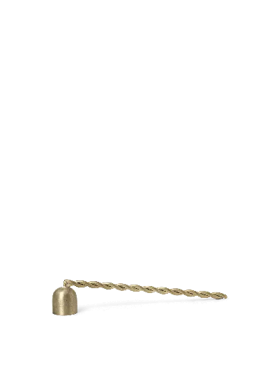 Ferm Living Twist Candle Snuffer In Gold