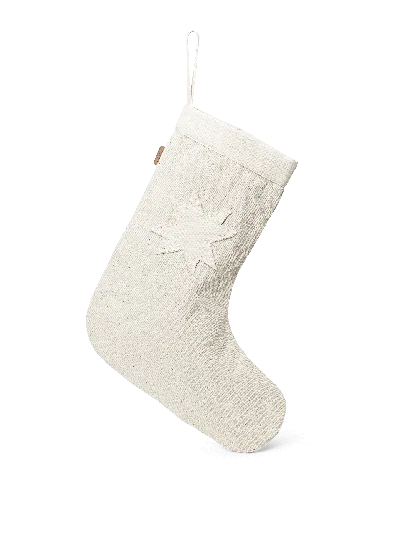 Ferm Living Vela Christmas Stocking In Neutral