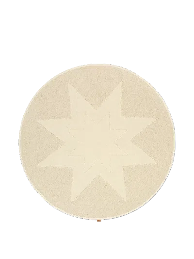 Ferm Living Vela Star Christmas Tree Blanket In Neutral