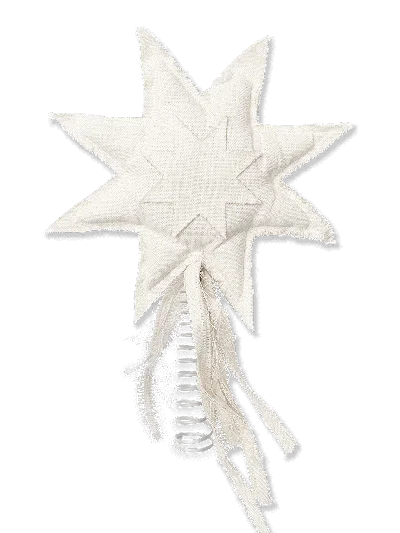 Ferm Living Vela Star Treetopper In White