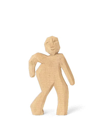 Ferm Living Victor Hand-carved Figure In Neutral