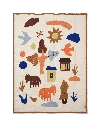Ferm Living Village Quilted Blanket