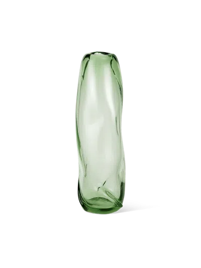 Ferm Living Water Swirl Vase In Green